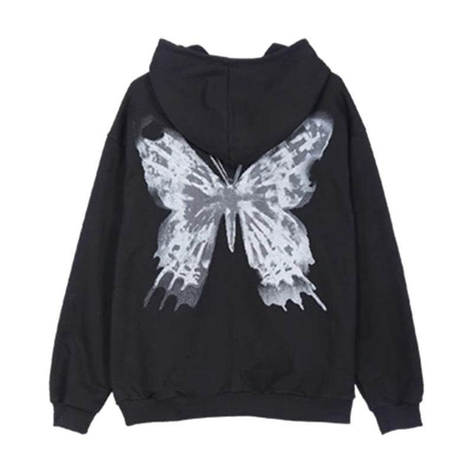 Sweat à Capuche Papillon