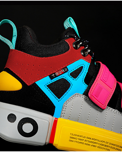 Baskets Unisexes Duo-Tone Vibrantes