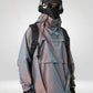 Veste coupe-vent à capuche transformable