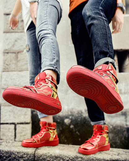 Baskets à Plateforme Montantes Élégantes