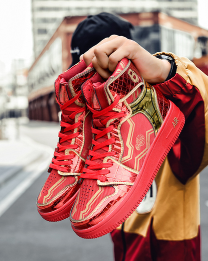 Baskets à Plateforme Montantes Élégantes