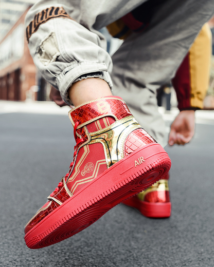 Baskets à Plateforme Montantes Élégantes