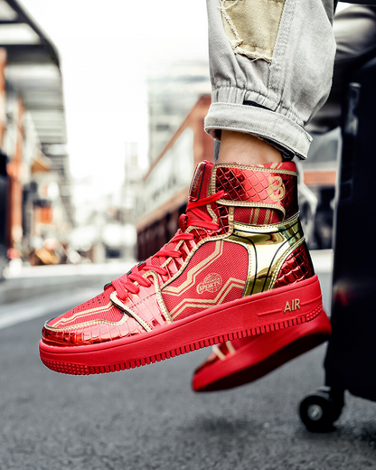 Baskets à Plateforme Montantes Élégantes