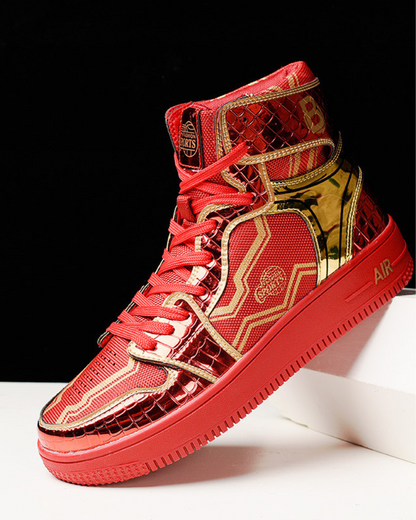 Baskets à Plateforme Montantes Élégantes