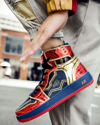 Baskets à Plateforme Montantes Élégantes