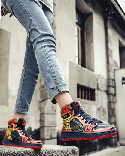 Baskets à Plateforme Montantes Élégantes