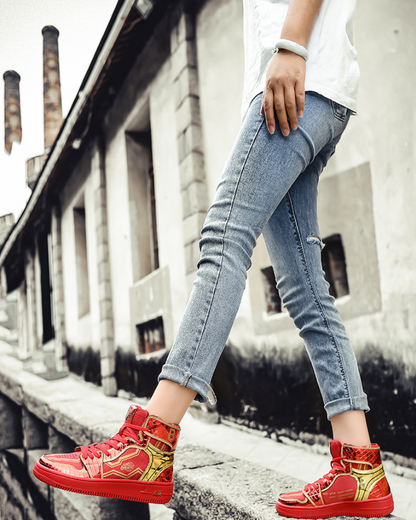 Baskets à Plateforme Montantes Élégantes