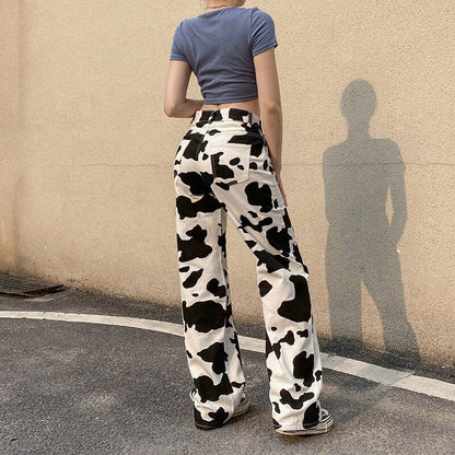 Jeans Imprimé Vache