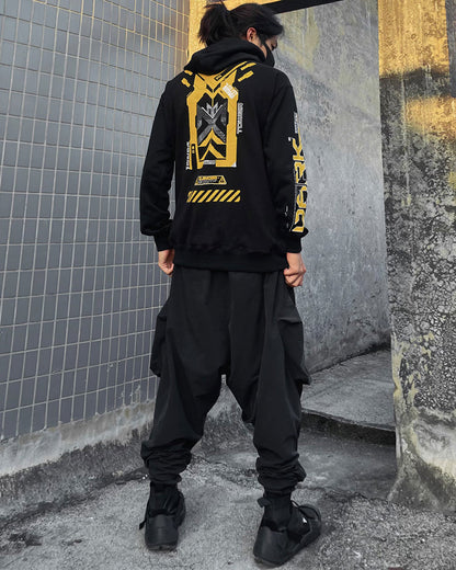 Hoodie Utilitaire Cyberpunk de Nouvelle Génération