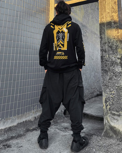 Hoodie Utilitaire Cyberpunk de Nouvelle Génération