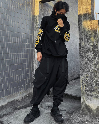 Hoodie Utilitaire Cyberpunk de Nouvelle Génération