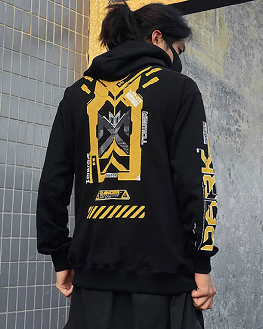 Hoodie Utilitaire Cyberpunk de Nouvelle Génération