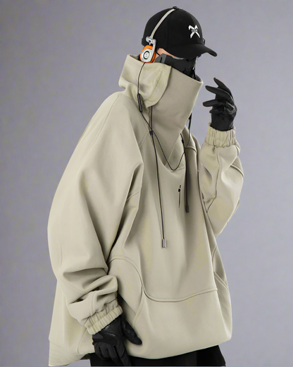 Sweatshirt Futuriste Oversized Chic