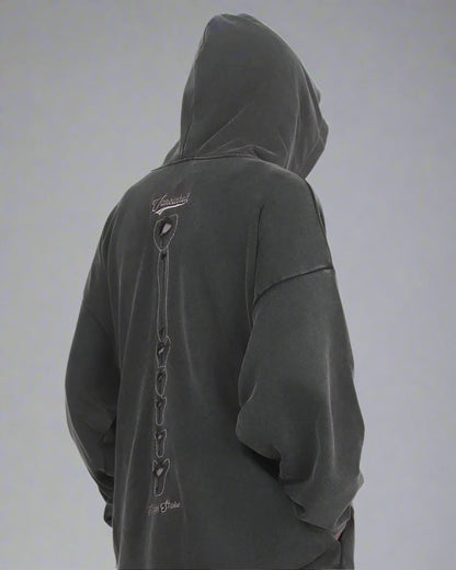 Sweat à Capuche Squelette Découpé Cool