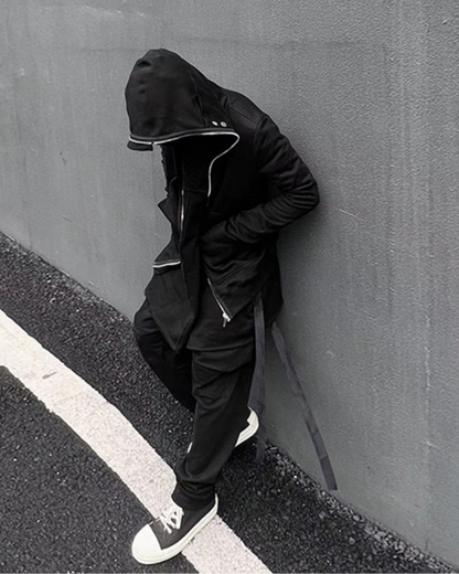 Hoodie Zippé Découpé Audacieux