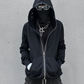 Hoodie Zippé Découpé Audacieux