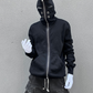 Hoodie Zippé Découpé Audacieux