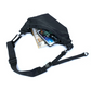 Sac à bandoulière noir multi-usages