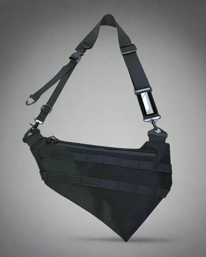 Sac à bandoulière noir multi-usages