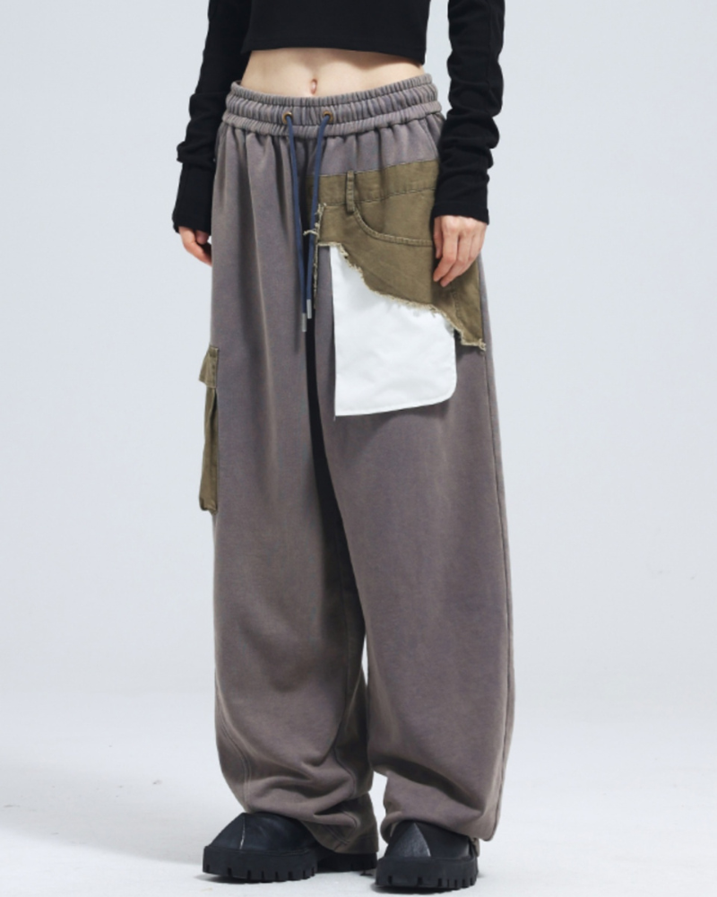 Pantalons larges unisexes élégants