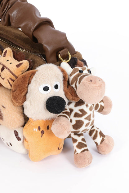 Sac de transport pour animaux en peluche charmant
