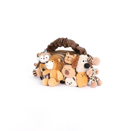 Sac de transport pour animaux en peluche charmant