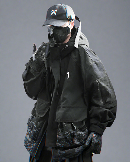 Hoodie à Poche Graphique Élégant