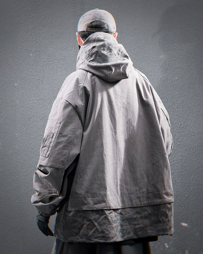 Hoodie à Poche Graphique Élégant