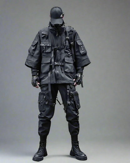 Manteau Cyberpunk Futuriste