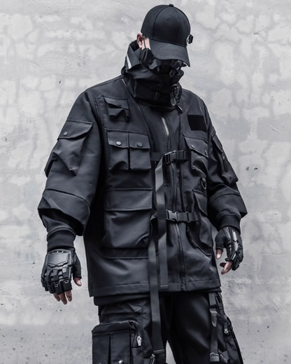 Manteau Cyberpunk Futuriste