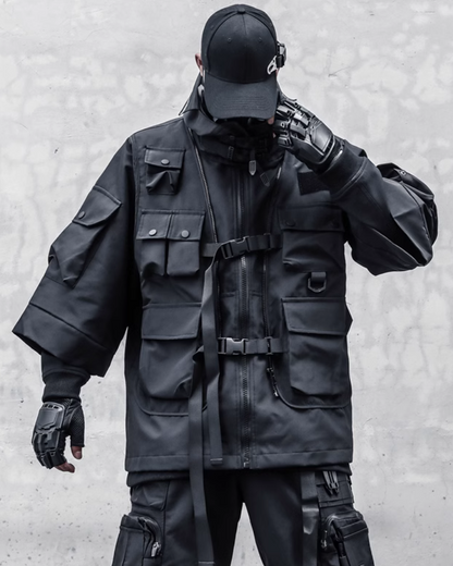 Manteau Cyberpunk Futuriste