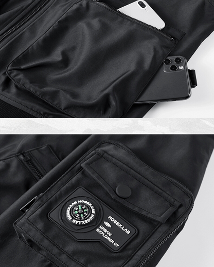 Veste Bomber Multifonctionnelle & Sac à Dos