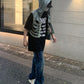 Veste en Jean Découpée Élégante