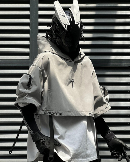 Cape Courte à Capuche Stylée