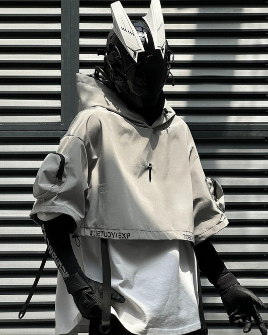 Cape Courte à Capuche Stylée