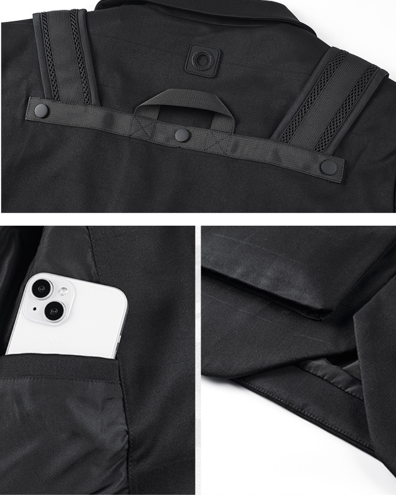 Veste Utility Chic à Multi-Poches