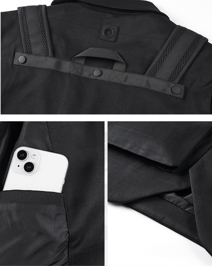 Veste Utility Chic à Multi-Poches