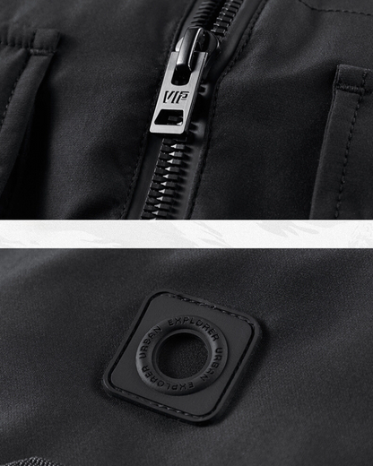 Hoodie à Poches Cargo Multi-Style