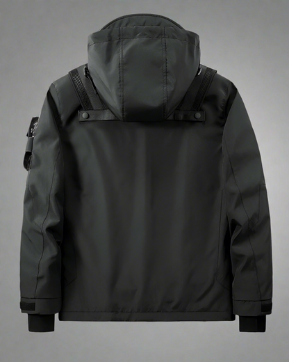 Hoodie à Poches Cargo Multi-Style