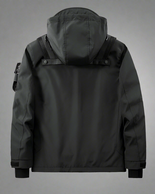 Hoodie à Poches Cargo Multi-Style