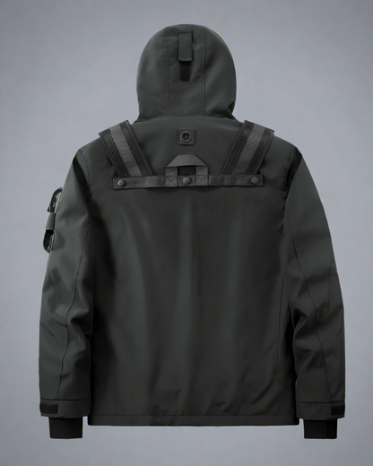 Hoodie à Poches Cargo Multi-Style