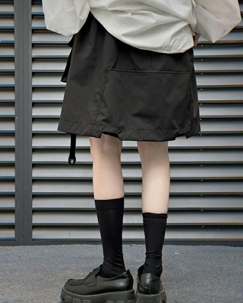 Shorts Jupe Cargo Tout-en-Un