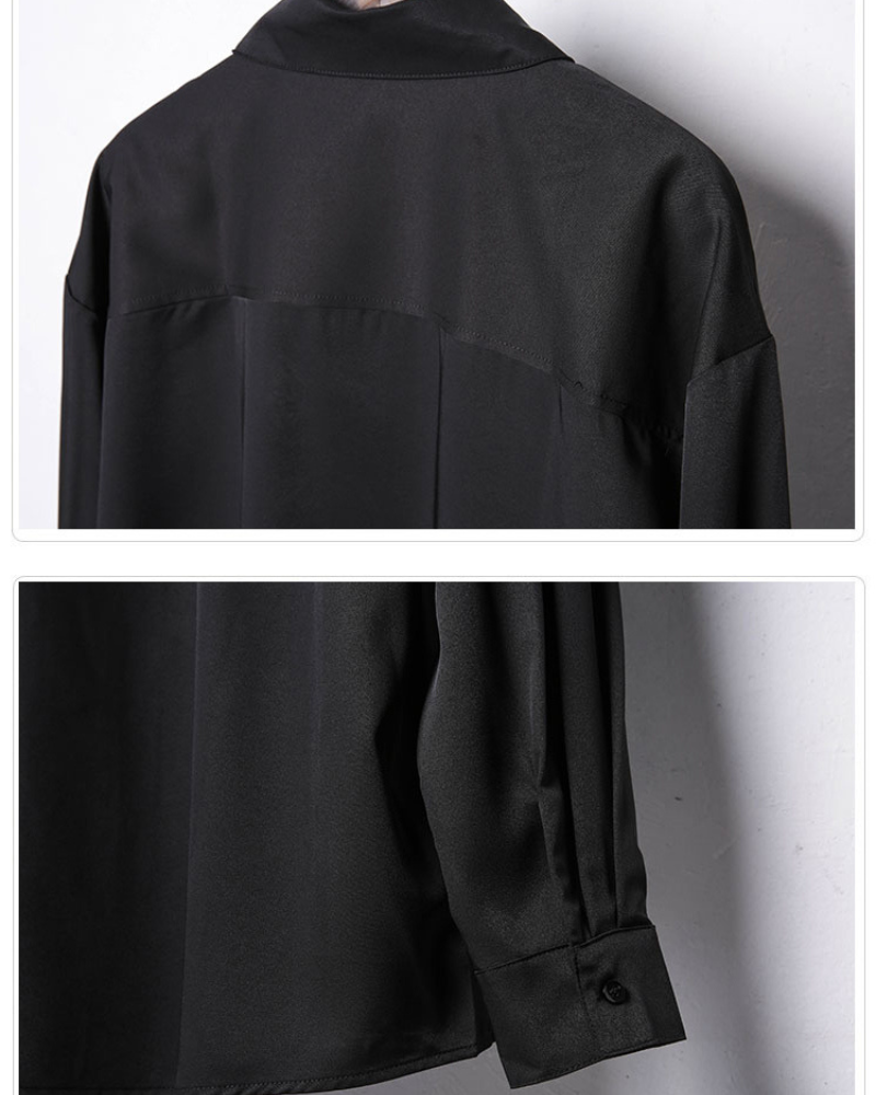 Chemise Haut Cargo Adaptable avec Couture en Ruban