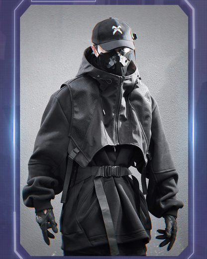 Gilet à Capuche Superposé Toutes Saisons