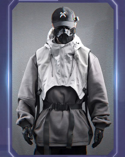 Gilet à Capuche Superposé Toutes Saisons