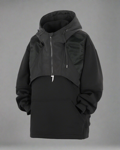 Gilet à Capuche Superposé Toutes Saisons