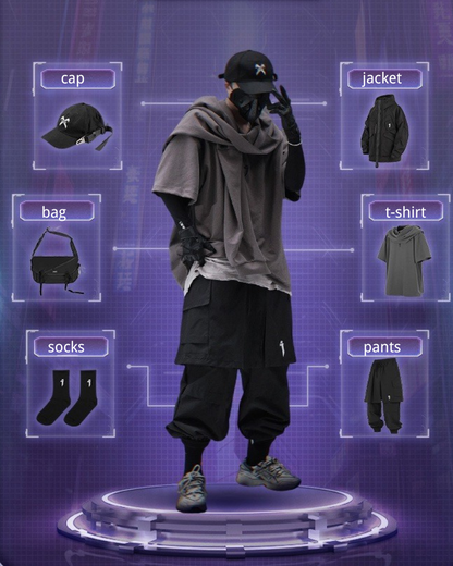 Pantalons Cargo Stylés avec Ourlet de Jupe