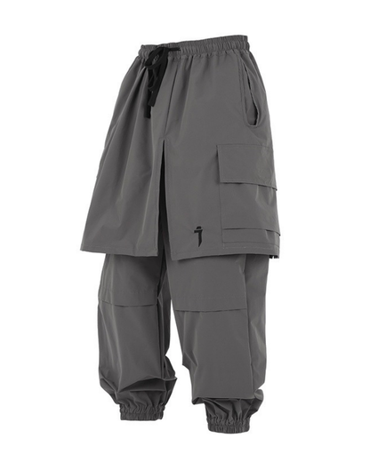 Pantalons Cargo Stylés avec Ourlet de Jupe
