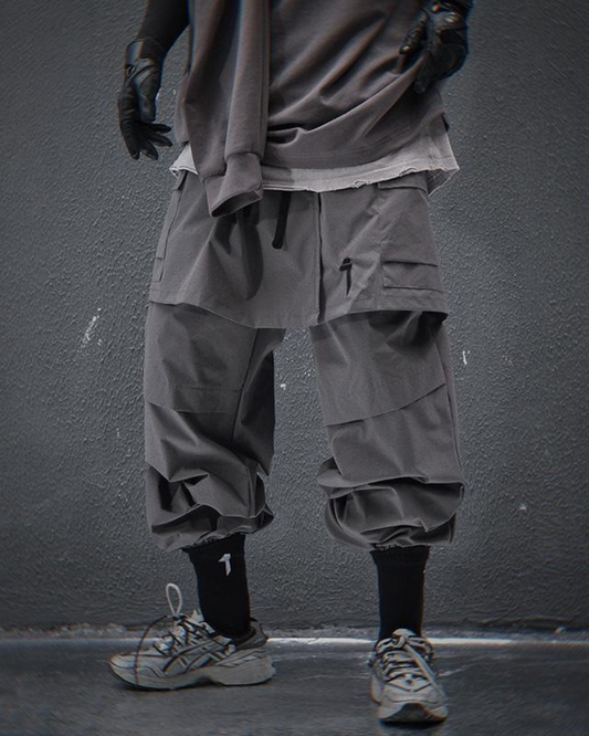 Pantalons Cargo Stylés avec Ourlet de Jupe