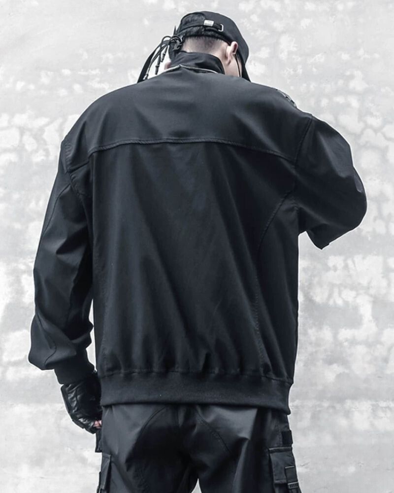 Hoodie zippé à col montant chic